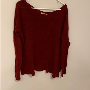Thin red sweater. Great condition. Worn 5 times.